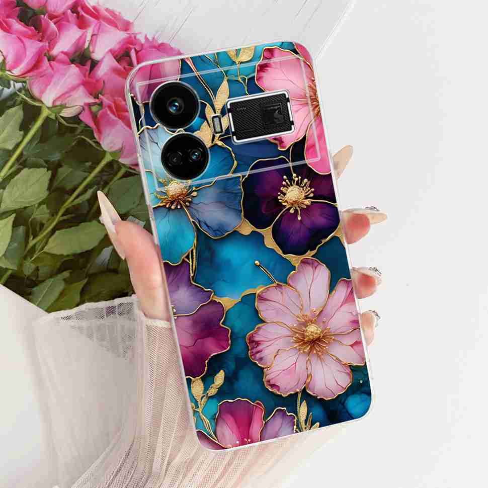 Bunte Mode Hülle für Realme GT5 5G RMX3820 Silikon TPU Abdeckung für Realme GT5 GT 5 240W 5G RMX3823 6.74" Bumper Handyhüllen