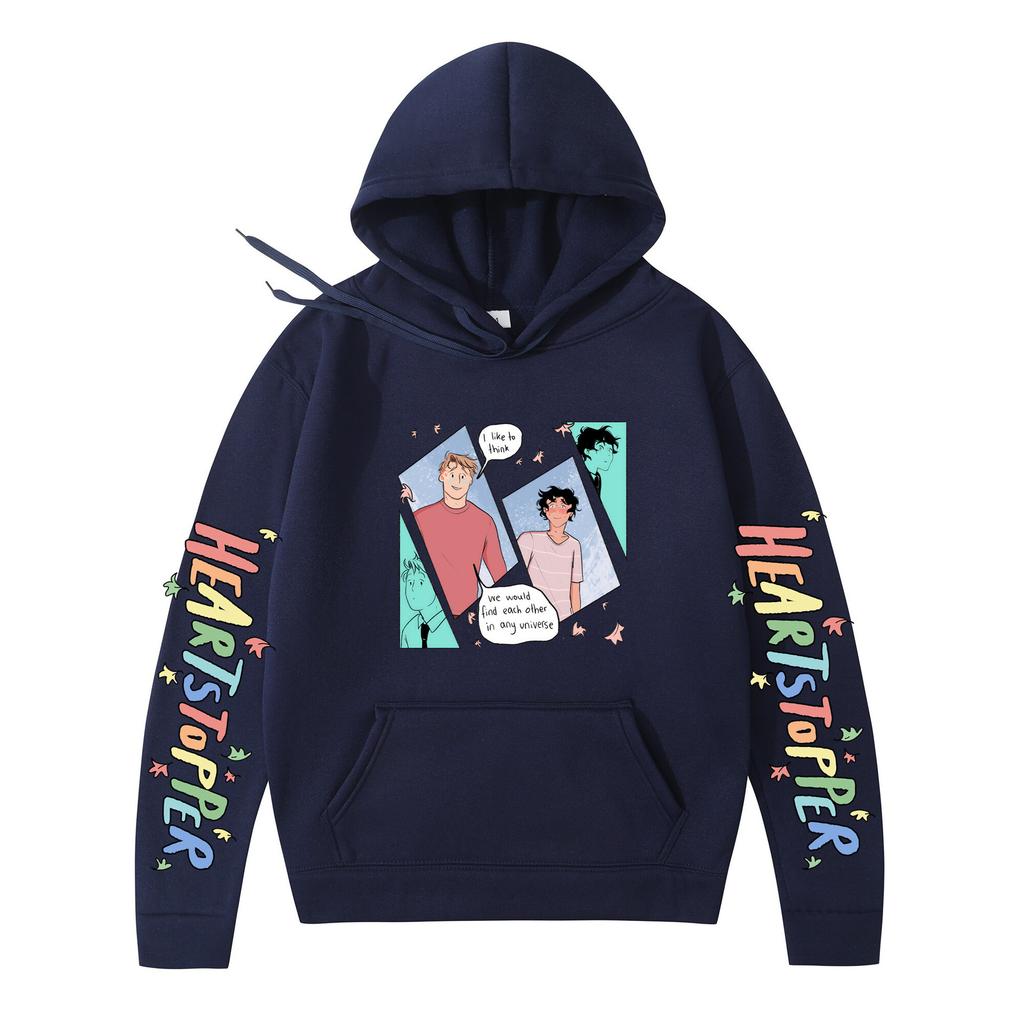 Nick and Charlie Autunm New Printed Men's Hoodie Hoody Y2K Clothes Vintage Fashion Casual Unisex Long Sleeve Pullovers