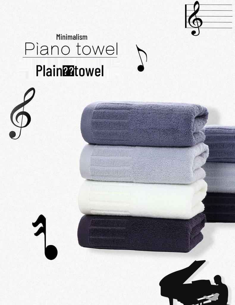 Thick Pure Cotton Face Towel, 110g, Customizable Embroidered Logo