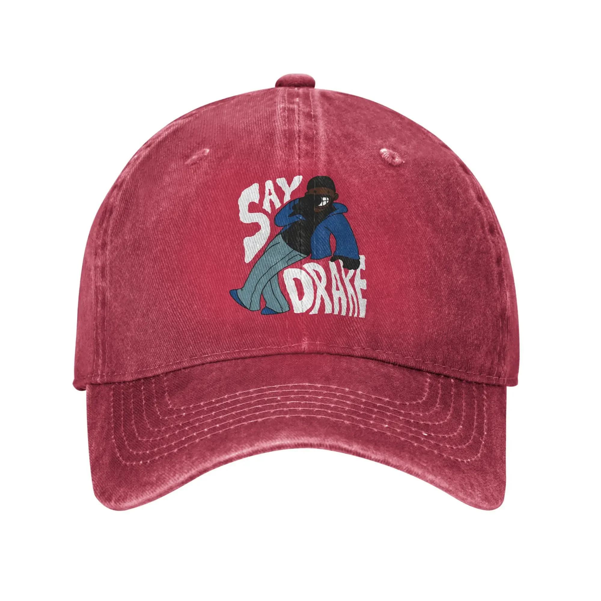 

Baseball Cap Say Drake Summer yk Retro Trucker Hat Cartoons Couple Women Print Outdoor Sport Wholesale Baseball Caps One Size