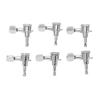6PCS Silver Guitar Parts Metal Electric Guitar Parts Upgrade Tuning Pegs  Electric Guitar