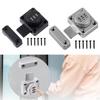 Knob Twist Hasp Lock Keyless Security for Cabinets And Doors with Combination