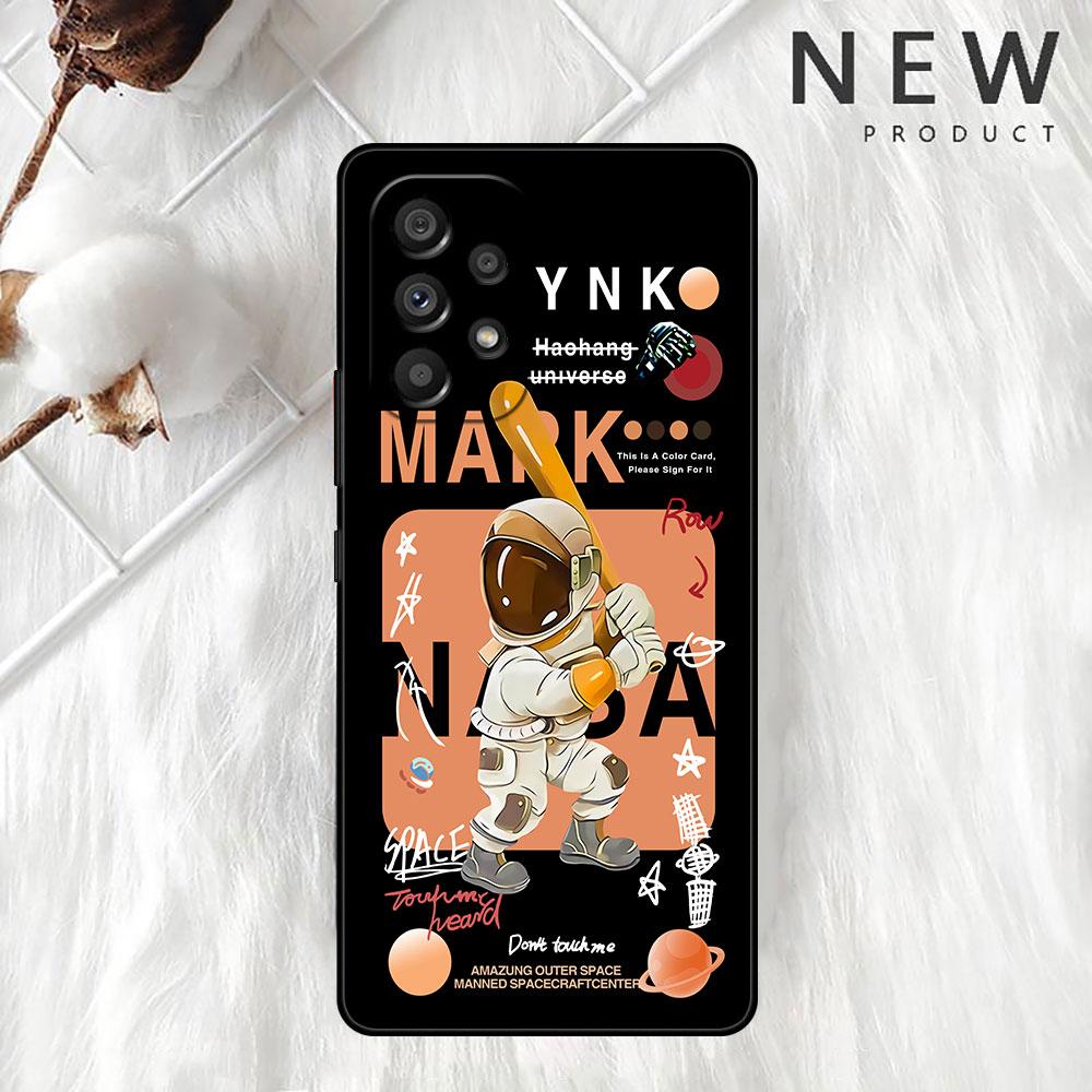 Cartoon Astronaut Star Space Cover For Samsung Galaxy A52 A12 A51 A32 A21s A71 A32 5G A12 A22 A53 A31 A13 A72 A02s Phone Cover