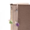 Novelty Dry Flower Bookmark Retro Ball Pendant Book Label For Girls Vintage Jewelry Kids Gift Stationery Book Accessories