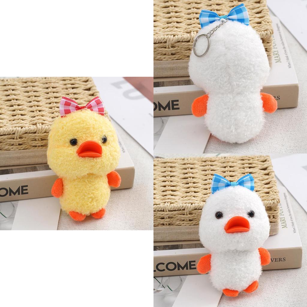 Plush Duck Adorable Keychain Cute Stuffed Animal Doll For Bags Gifts And