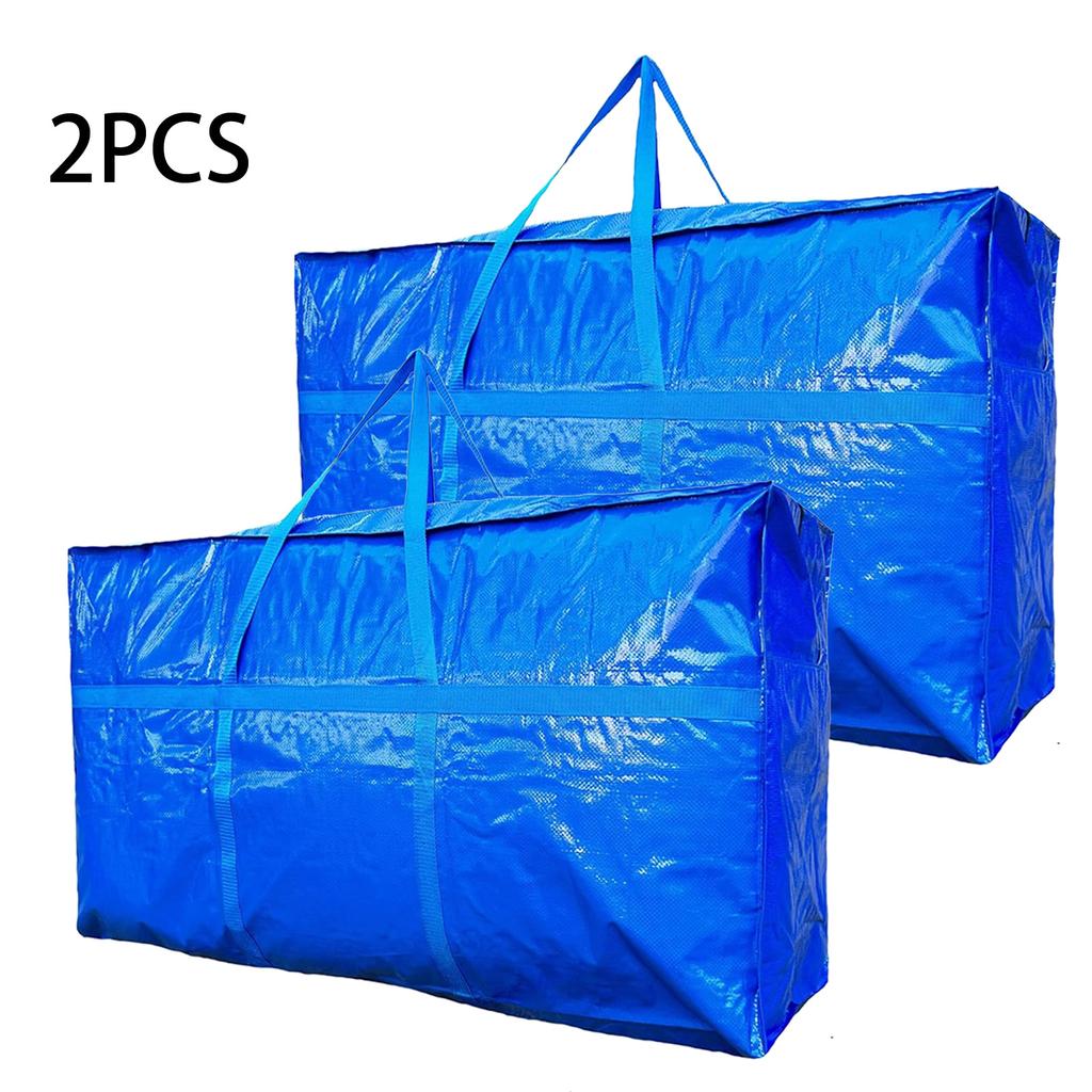 1/2/3/4 Stück Die strapazierfähige Umzugs- und Aufbewahrungstasche wird mit einem starken Griff und einer Reißverschluss-Tragetasche geliefert, um Platz zu sparen