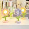 Mini Flower Led Night Light Cute Colorful Floral Desktop Ornament Soft Glow Small Table Lamp For Girls Kids Bedroom Holiday Gift