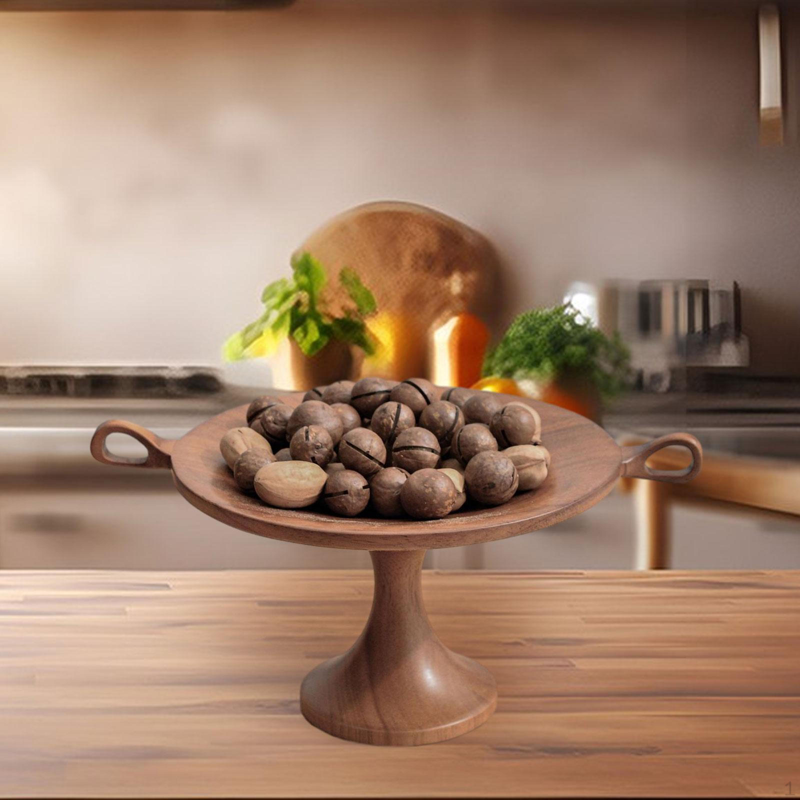 

Деревянная подставка для торта, круглый сервировочный поднос, кухонный сервировочный столик, деревянная высокая подставка для тортов, пирогов