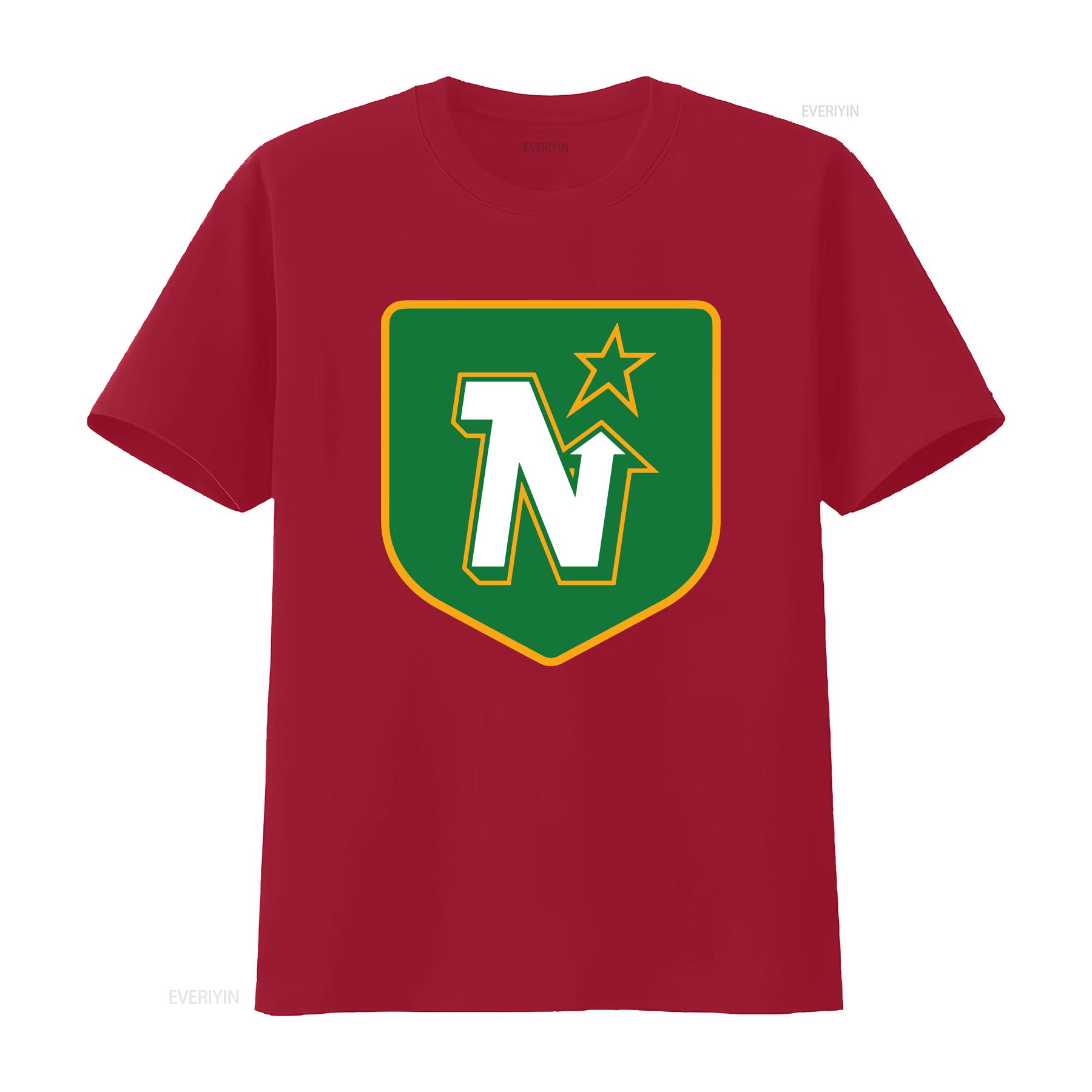 Футбольная футболка Minnesota North Stars винтажная стираная мягкая повседневная удобная дышащая универсальная немного S