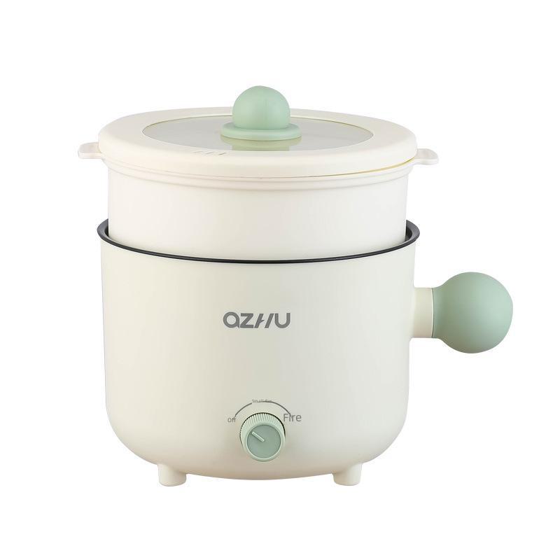Compact Electric Multi-Cooker: Perfect for Dorms & Small Apartments - Ideal for Single Serving Noodles & More.