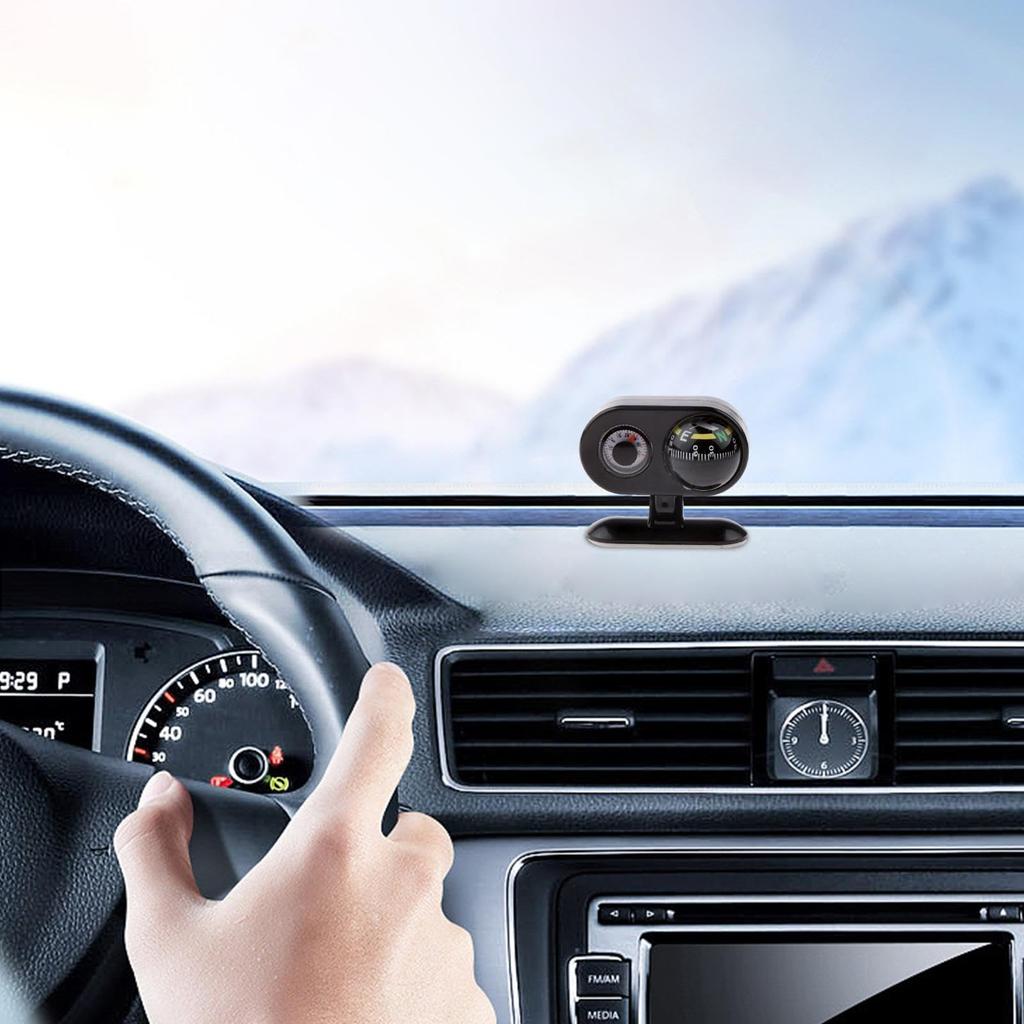 Car Compass, Car Compass, Dashboard Compass with , 2-in-1 Guide Ball Multifunctional Car Guide