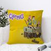 Classic Cartoon C-Clarence TV Cushion Cover Inches Farmhouse Decor Home Throw Pillow Covers For Couch Decorations