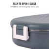 Insulated Steel Lunch Box For Kids School Picnic Use With Leak Proof Lid And Veg Box In Grey With 700ml Capacity