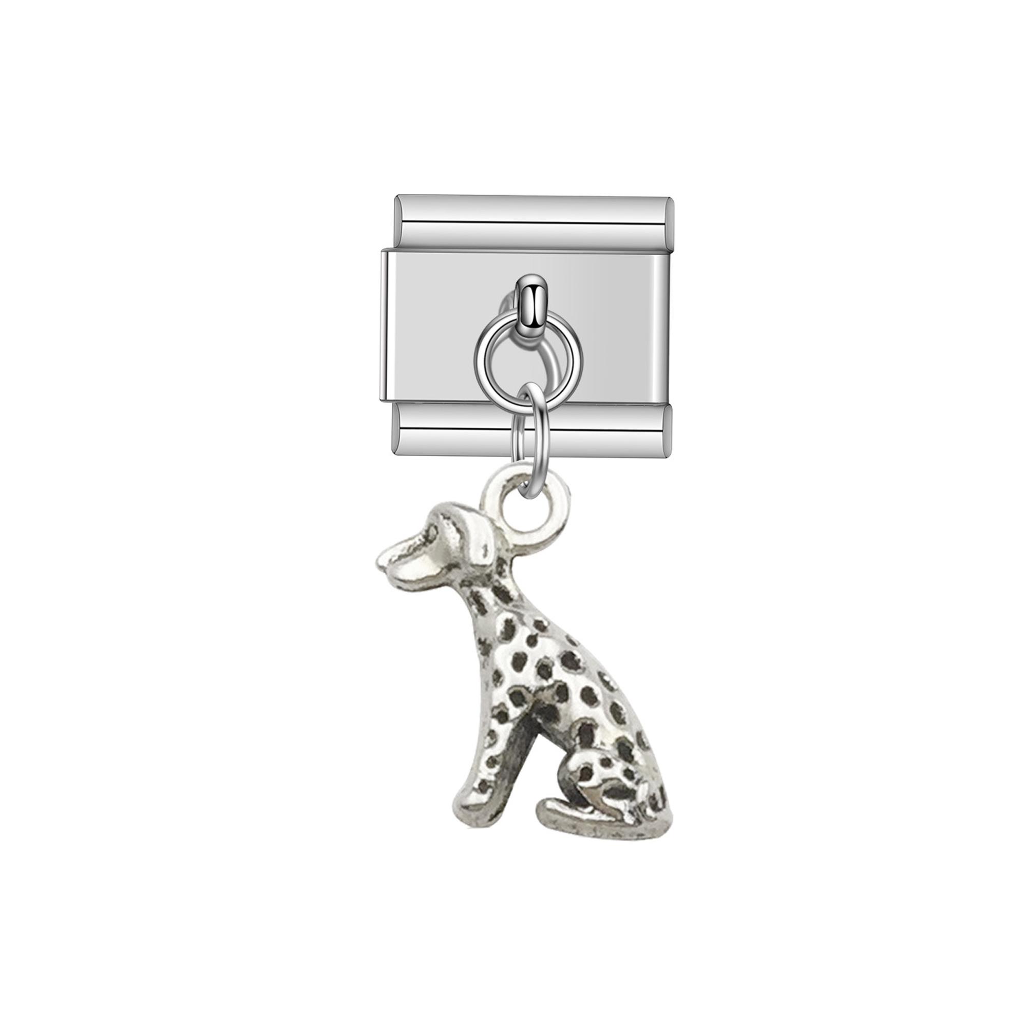 

Pet series Fashion Beautiful Cute little dog, kitten Charm Italian Links Fit 9mm Bracelet DIY Making Jewelry