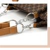 Women's Retro Fashion PU Soft Leather Commuter Large Capacity Tote Bag Fashionable Women's Old Flower Pattern Shoulder Bag