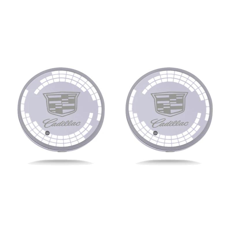 Porte-gobelet de voiture LED coloré avec lumière d'induction intelligente pour Cadillac ATS BLS CT4 CT5 CTS SRX XT6 XTS Escalade Deville DTS