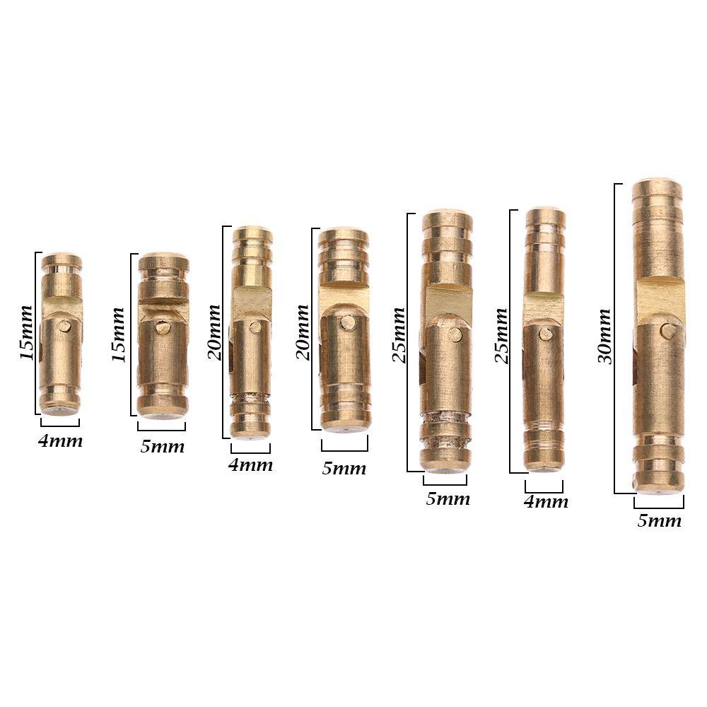 10Pcs Mini Wooden Box Hinge Concealed Cylindrical Wine Wooden Case Hinge Soft Close Folded Jewelry Box Supplies DIY Hardware