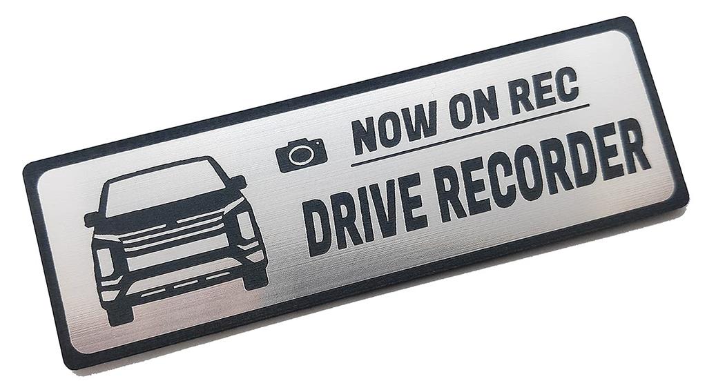 [Honami Works] DELICA D5 Dash Cam Equipped Vehicles Emblem Dash Cam Sticker