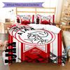 Ajax logo  Pattern Bedding Quilt Set Quilt Cover Pillowcase Home Decoration Birthday Gift (1 * duvet cover + 2 * pillowcase, without core)