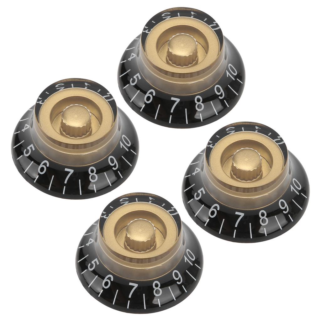 4 Stück Zylinderknöpfe E-Gitarre Lautstärke Tonregler Potentiometer für EPI LP Zubehör