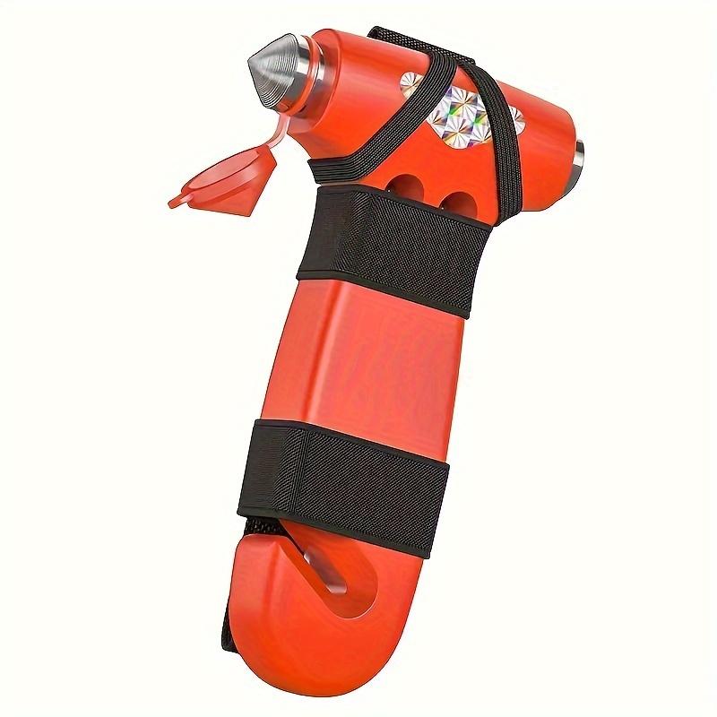 

1 шт. Автомобільний молоток безпеки склобій, інструмент для аварійного виходу з різаком для ременя безпеки - Чорний - для автовласників - для надзвичайних ситуацій помаранчевий