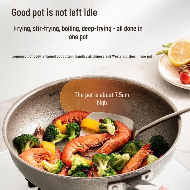 COOKER KING Titanium Deep Frying Pan