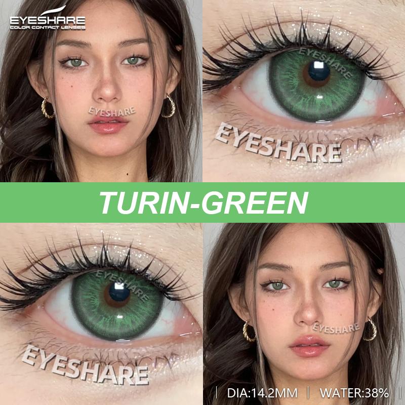 Eyeshare Neue Mode Farbige Kontaktlinsen Dunkelblaue Kontaktlinsen Grüne Schöne Linsen Braune Kontaktlinsen Graue Weiche Linsen 1 Paar