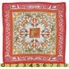 Auth HERMES Carre 90 Scarf Early America Silk he6616sm Used