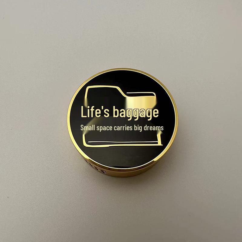 High-End Zinc Alloy Car Vent Aromatherapy Perfume - Life Motto Series