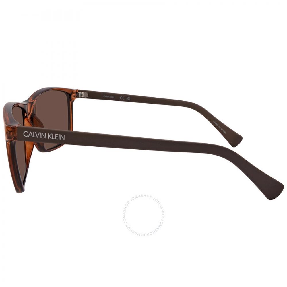 Calvin Klein Brown Rectangular Men S SunglaSSeS ck19568S 210 58