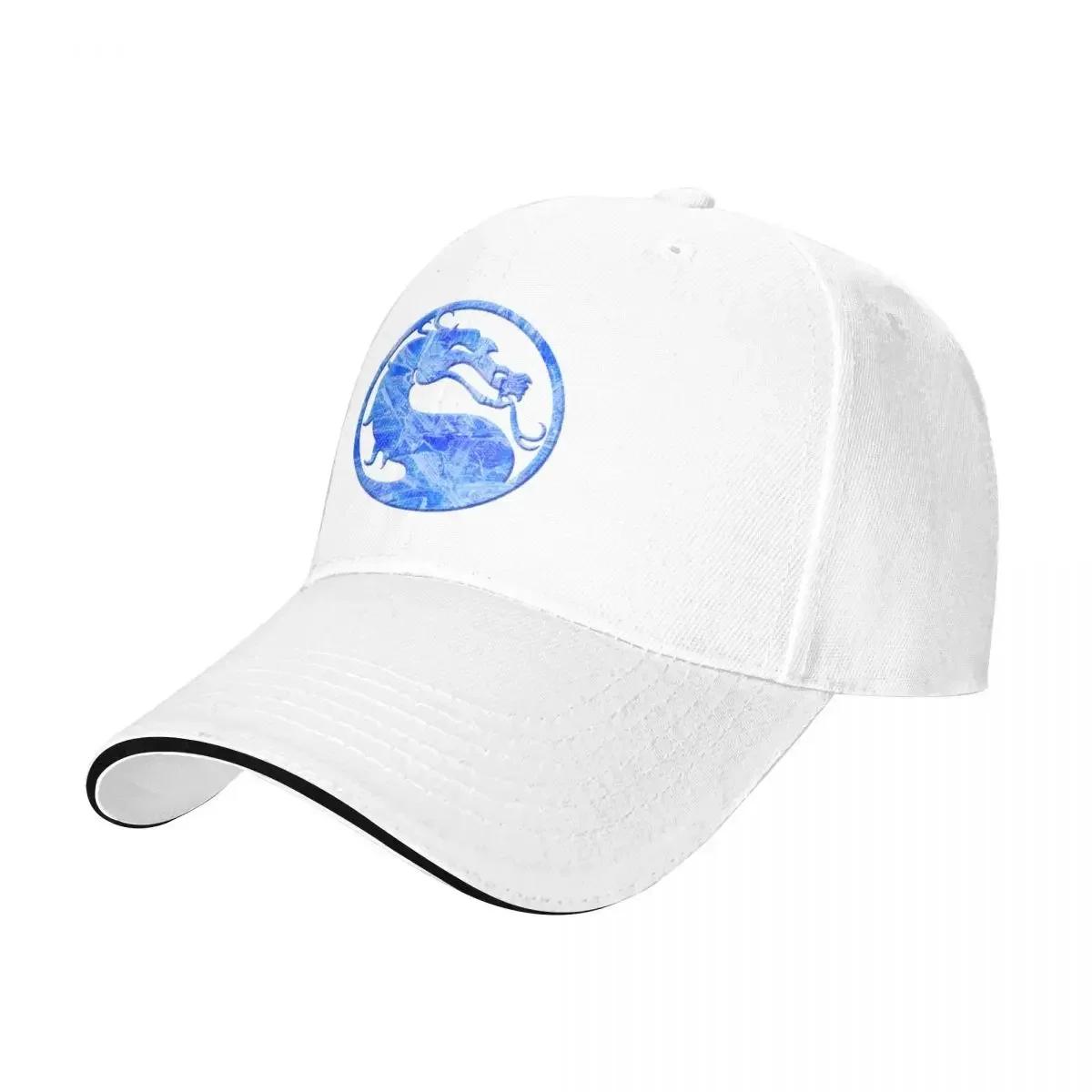 MORTAL KOMBAT SUB-ZERO Dragon logo classic Baseball Cap sailor cap for men |-F-| Baseball Men Women s белый