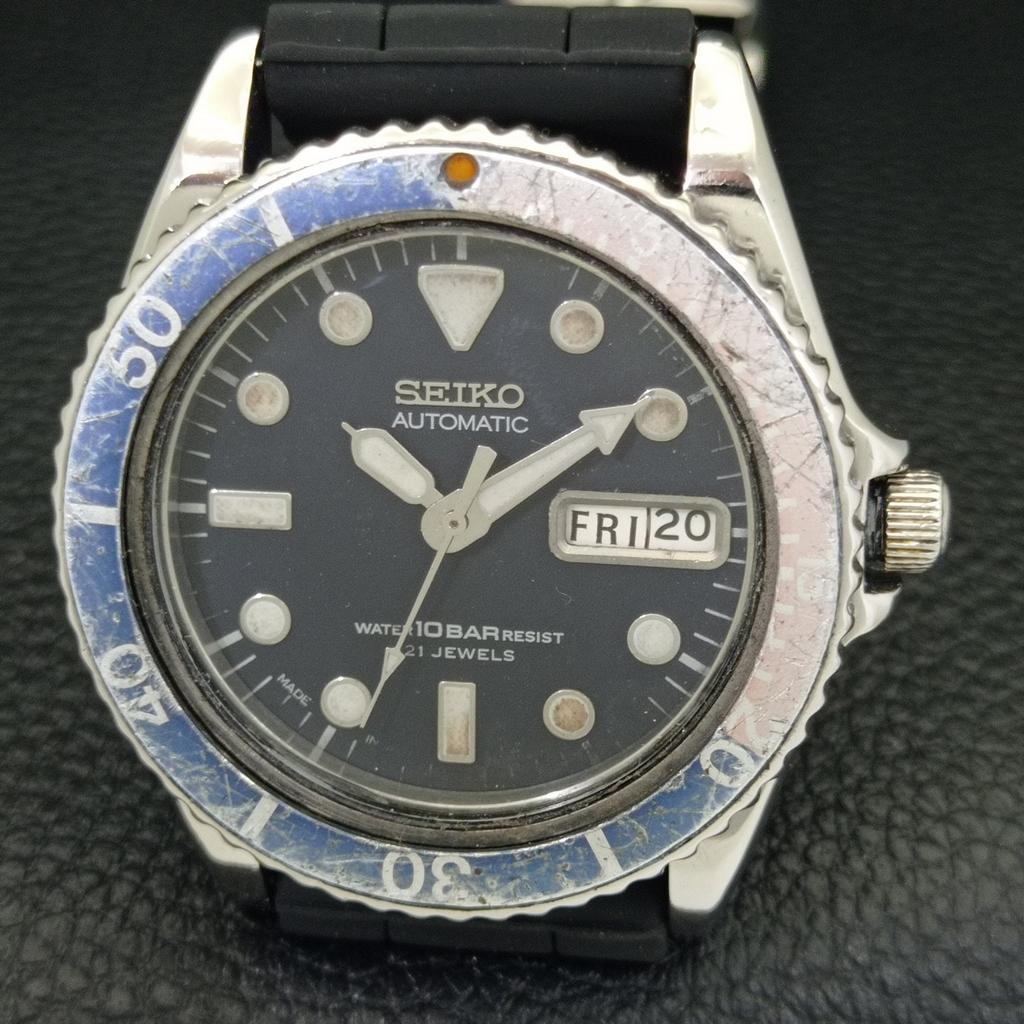 JAPAN VINTAGE SEIKO 5 AUTOMATIC 7S26A MENS ORIGINAL DIAL WATCH a702389-5 R124-a702389