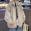 Suede Vintage Jacket for Men Spring and Autumn American Fashion Couple Coat Overalls Casual Boys On Clothes