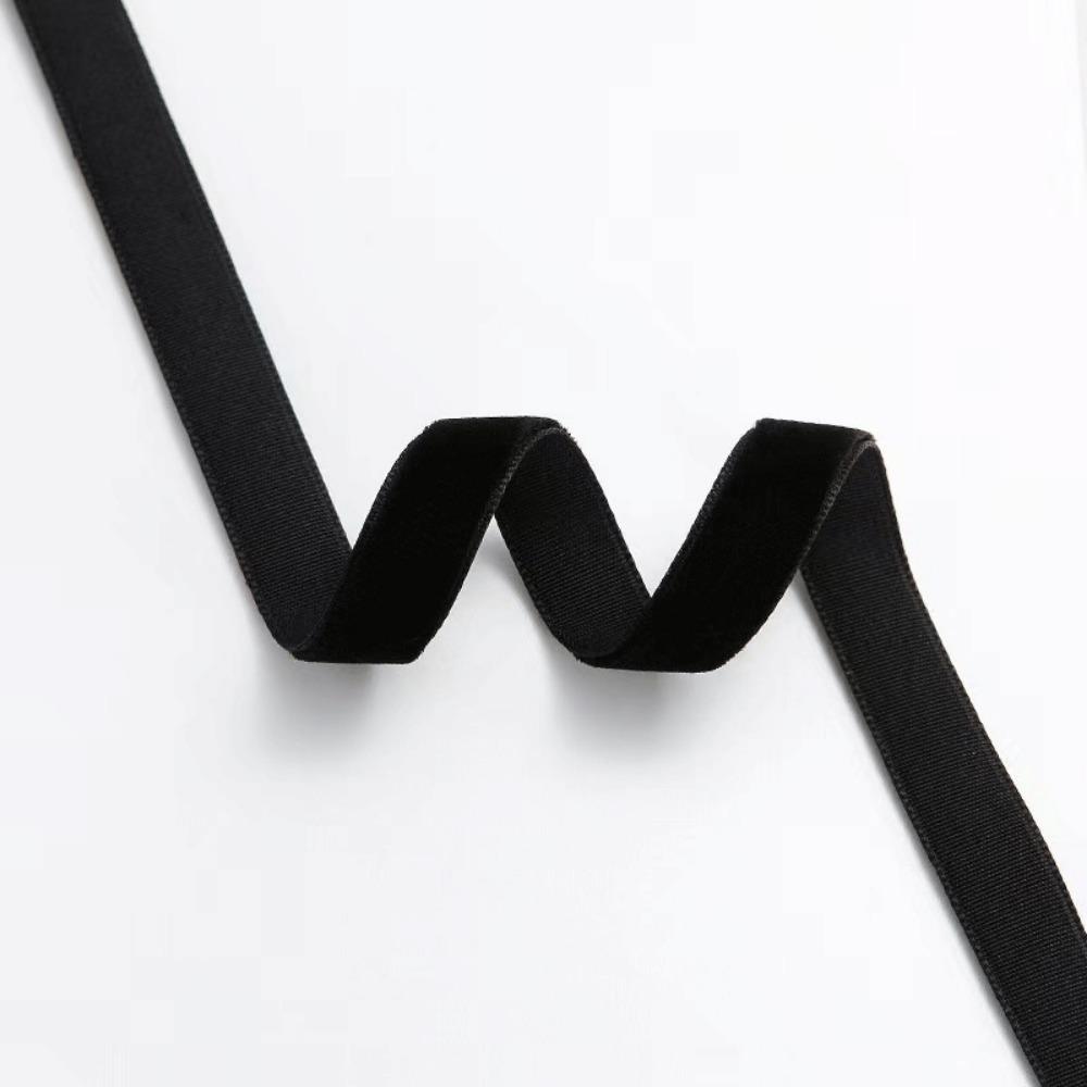 New 5 Yards Velvet Ribbon 6/10/15/20/25/40mm DIY Gift Wrapping Ribbon Single-Sided Handmade Velour Ribbons Bow Flower Bouquet