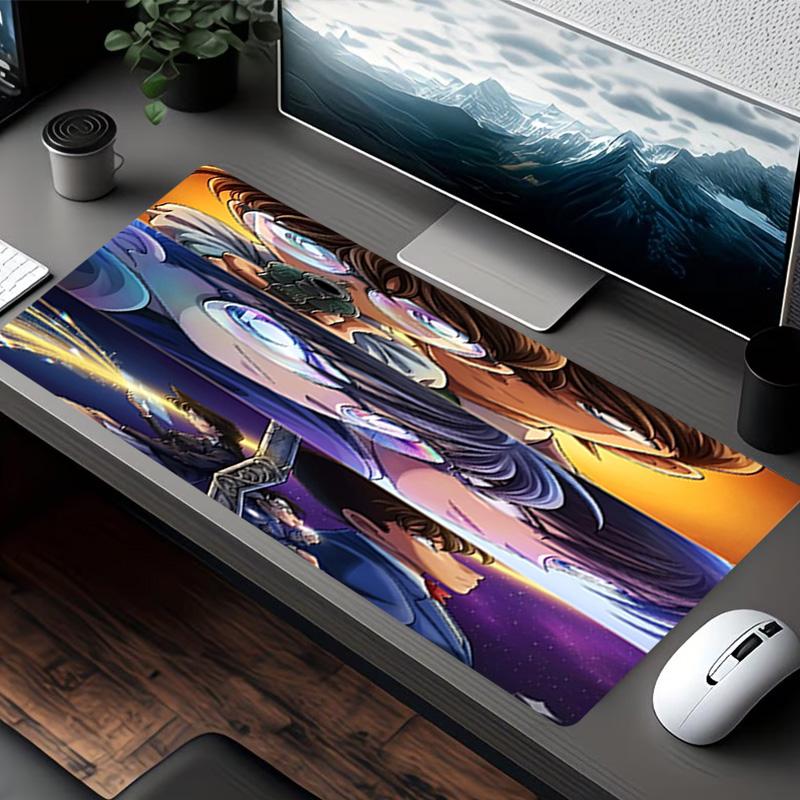 Detective Conan Print Mouse Pad, for Keyboard Pad Laptop PC Mat for Office Home Use, Desk Decor, Perfect Birthday Gift for Gamers