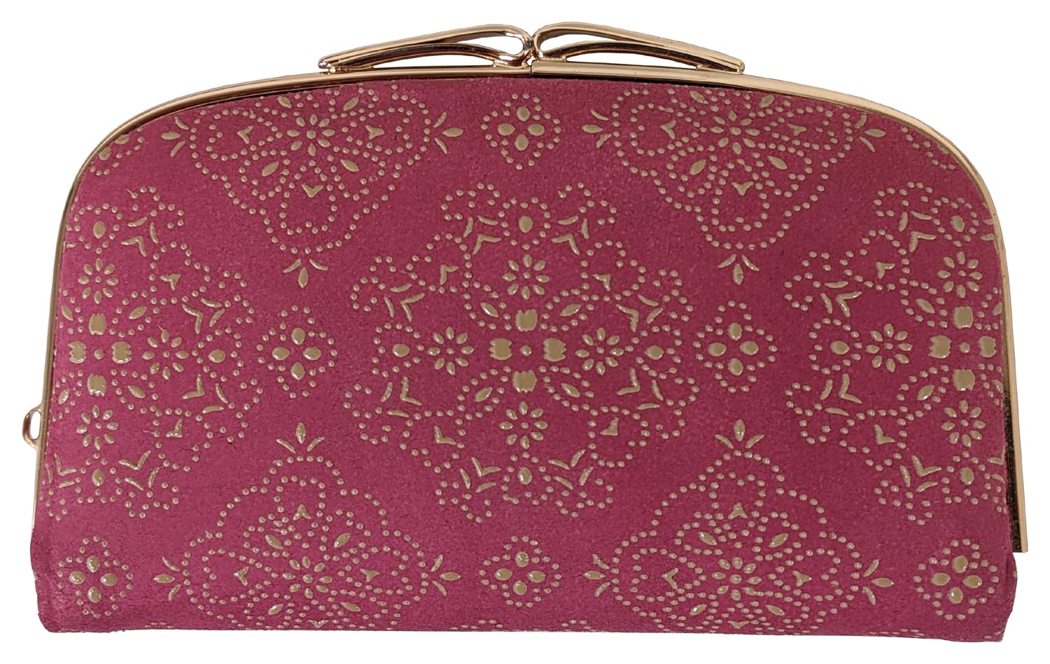 

Inden Tenmizo Clasp Purse Arabesque (Pink)