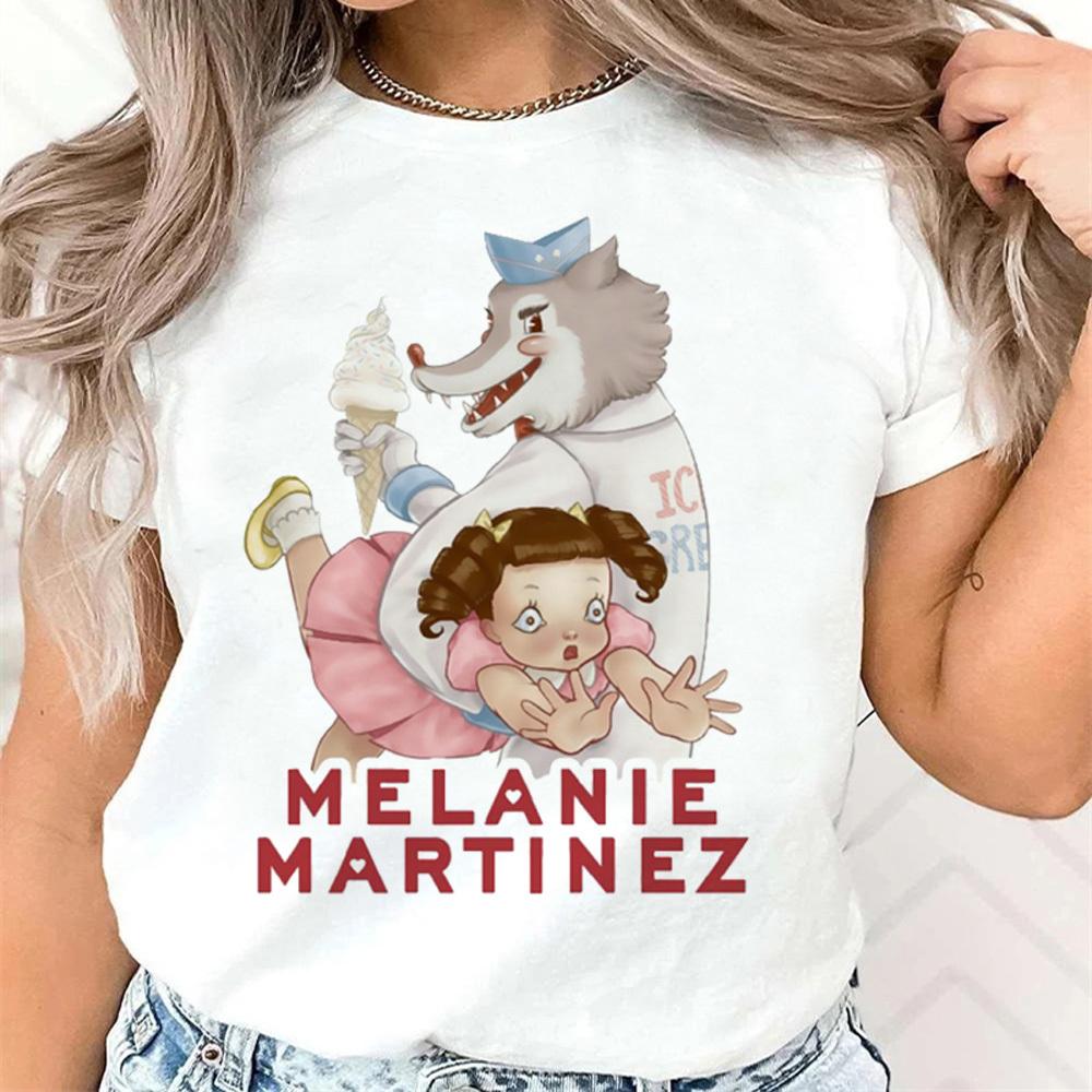 Melanie Martinez tshirt teen Gothic University streetwear Vintage Digital tshirt 2000s streetwear 2000s korean clothes Trendy S