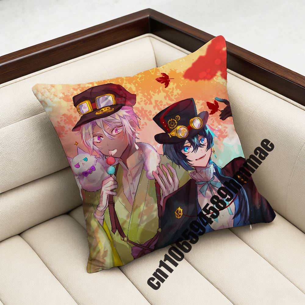For The Case Study Of V-Vanitas Noe Archiviste Throw Pillow Case Sham 45X45Cm 40X40Cm Square Car Pillowcase Pad Cushion Cover
