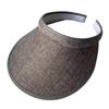 Clip On Womens Sun Visor Ladies Hat Cotton Clip On Sun Visor Tennis Golf Beach