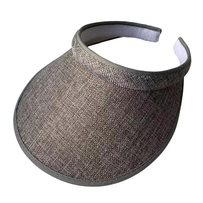 Clip On Womens Sun Visor Ladies Hat Cotton Clip On Sun Visor Tennis Golf Beach