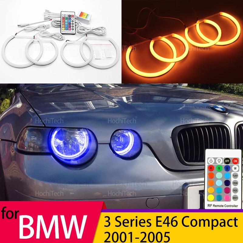 High Quality for BMW 3 Series E46 Compact 2001-05 Angel Eyes Light RF DRL Controller - 16 Color Options, 4 Flash Modes,