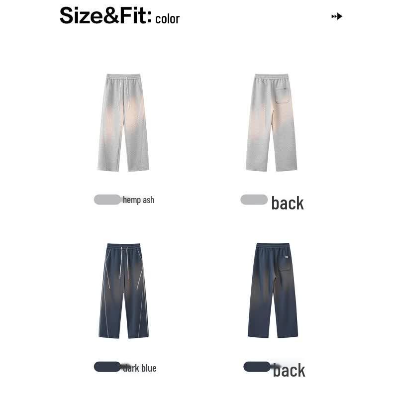 MARK FAIRWHALE Men's Retro Loose Fit Casual Pants