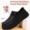 Men's Kitchen Working Shoes Non Slip Waterproof Chef Shoes Fashion Men Casual Work Shoes Outdoor Water Shoes