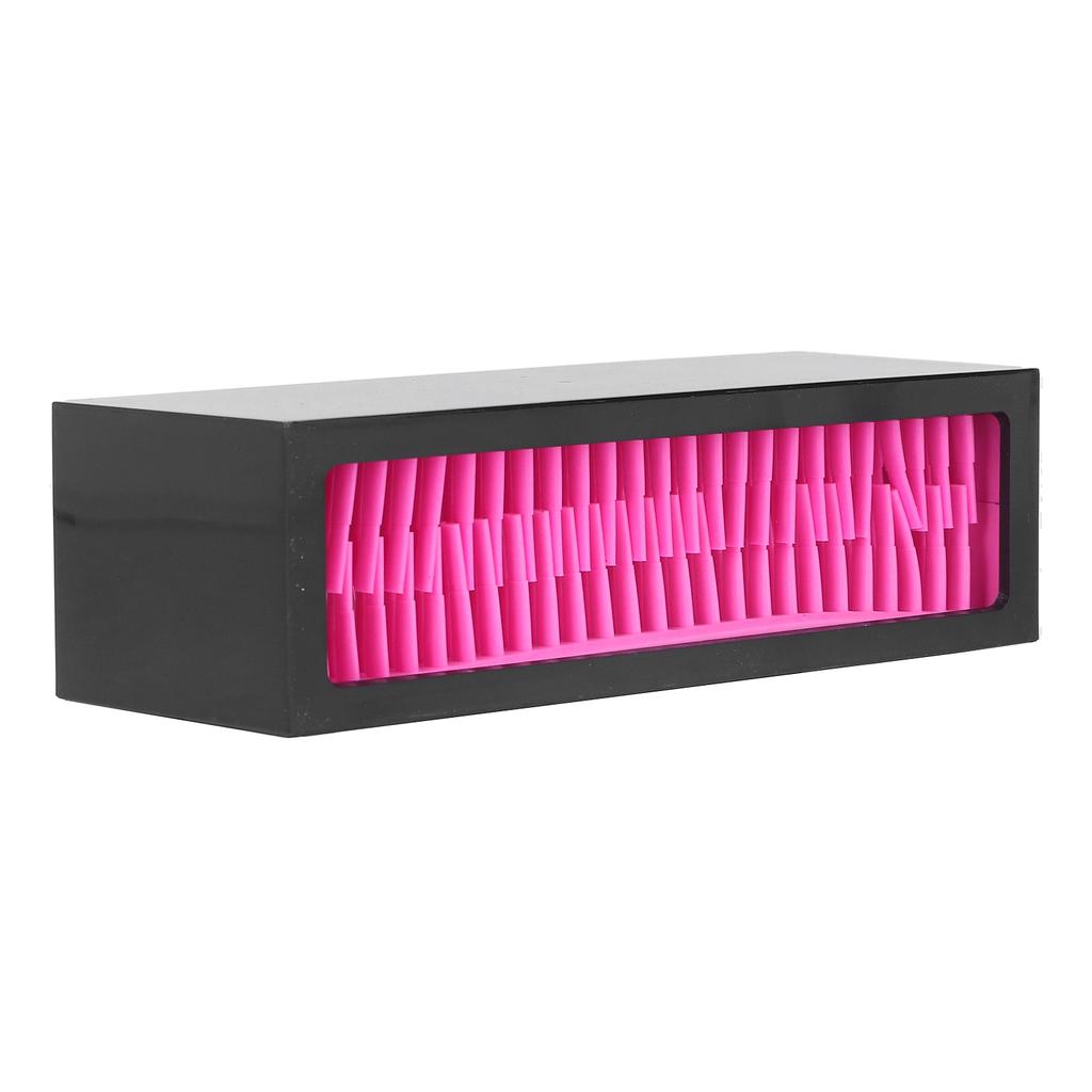 Desktop Storage Box Silicone Cosmetic Organizer Makeup Brush Holder Lipstick StandRose Red