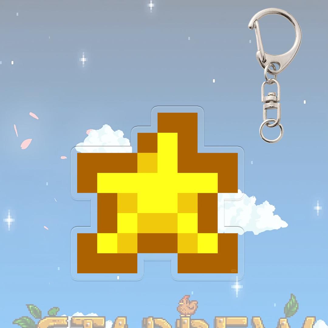 Pantalons Mauves Stardew Valley Porte-clés Accessoires de Jeu Anime Œuf de Crabe Crevette Intérêt Créatif Décoration Étudiant Accessoire Porte-clés Pendentif 3-4cm orange