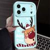 Christmas Elk Pattern Case For iPhone 17 Air 16e 16 15 14 Pro Max 13 17 Pro Max 17 Pro 17 Shockproof Soft TPU Silicone Phone Cover Funda