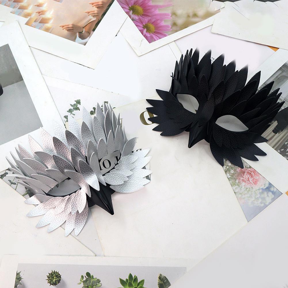 Costume Party Fun Bird Beak Mask Festival Mask Half Face Feather Mask Bird Beak Mask Lightweight Felt Material
