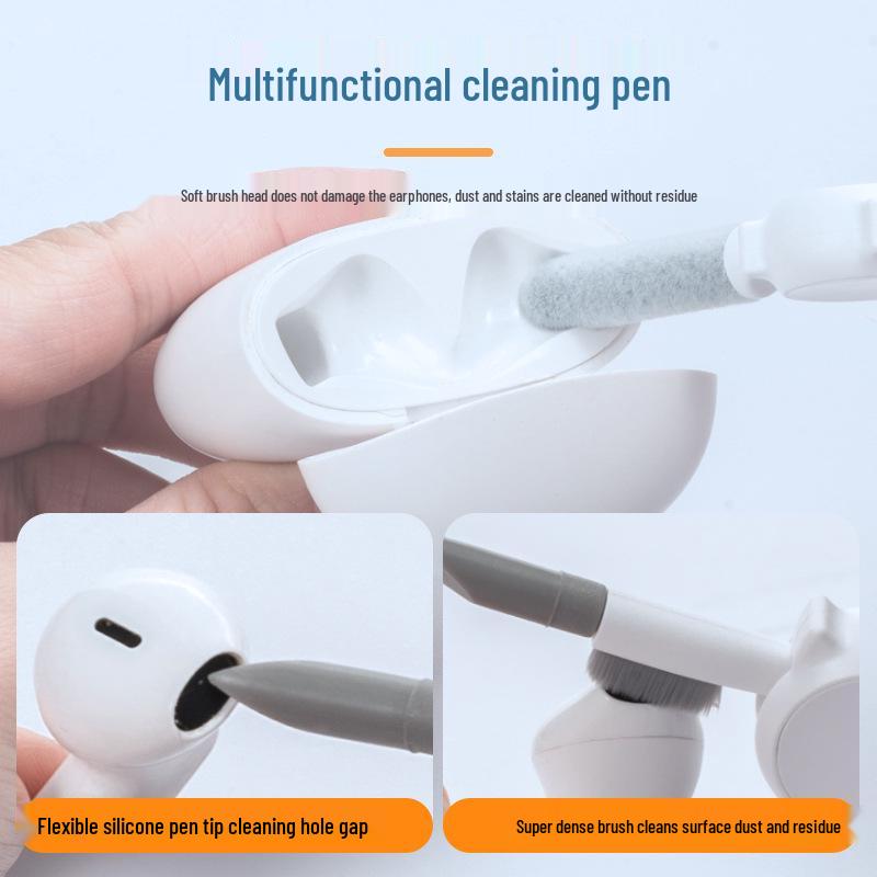 Multifunktionaler Reinigungsstift für Tastatur & Kopfhörer: Tiefenreinigung für Bildschirme & Geräte