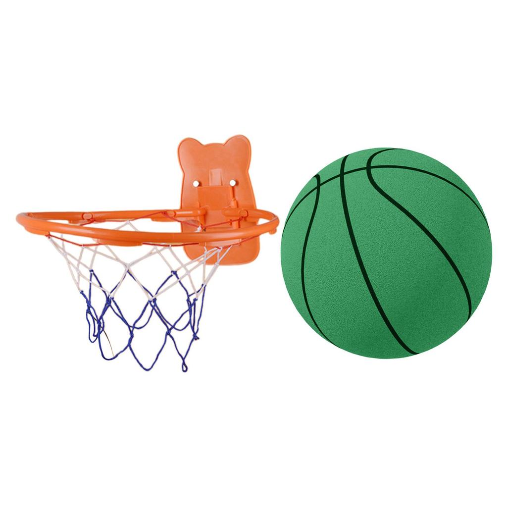 Tichý basketbalový míč s obručí Odskakující míč Nízkohlučný míč pro vnitřní trénink Přenosný tréninkový míč Dětské hračky Míč jako dárek Párty