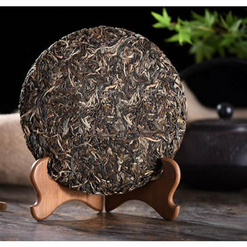 Золотой Павлин * 2015 Ли Мин Искра Пуэр Чайный Пирог 357г Сырой Пуэр Чай Пуэр — фото 2